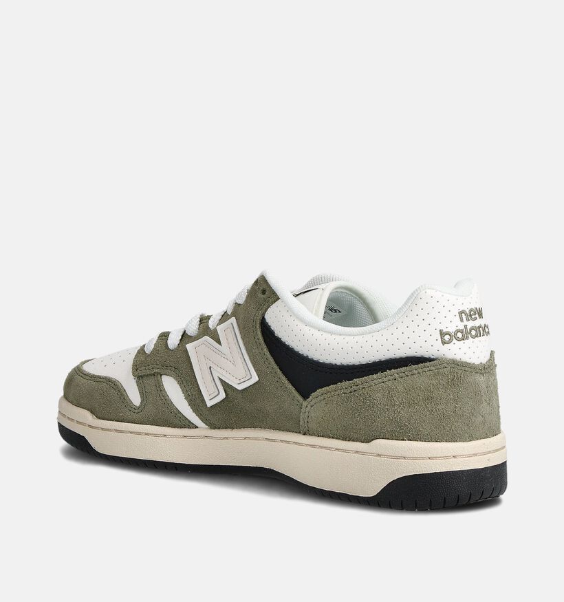 New Balance BB480 Kaki Groene Sneakers voor heren (358306) - geschikt voor steunzolen