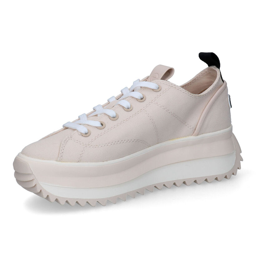 Tamaris Touch-it Beige Sneakers in stof (302779)