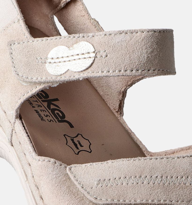 Rieker Beige Sandalen voor Steunzolen voor dames (354975) - geschikt voor steunzolen