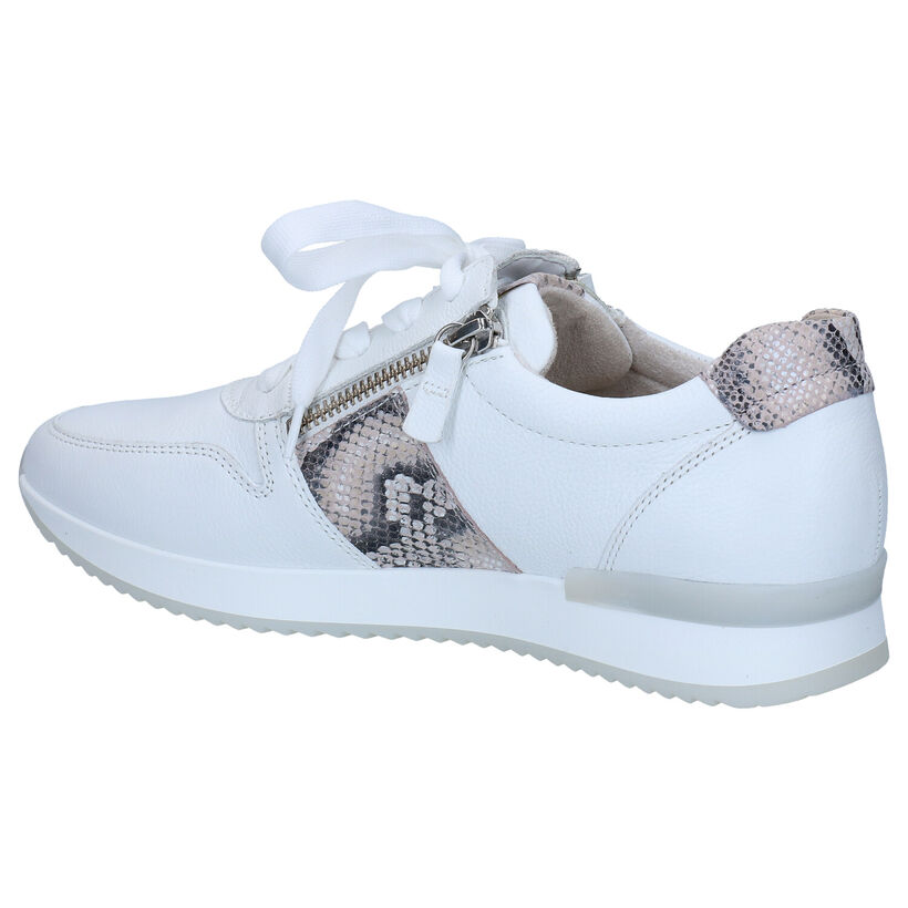 Gabor Best Fitting Chaussures à Lacets en Blanc en cuir (285034)