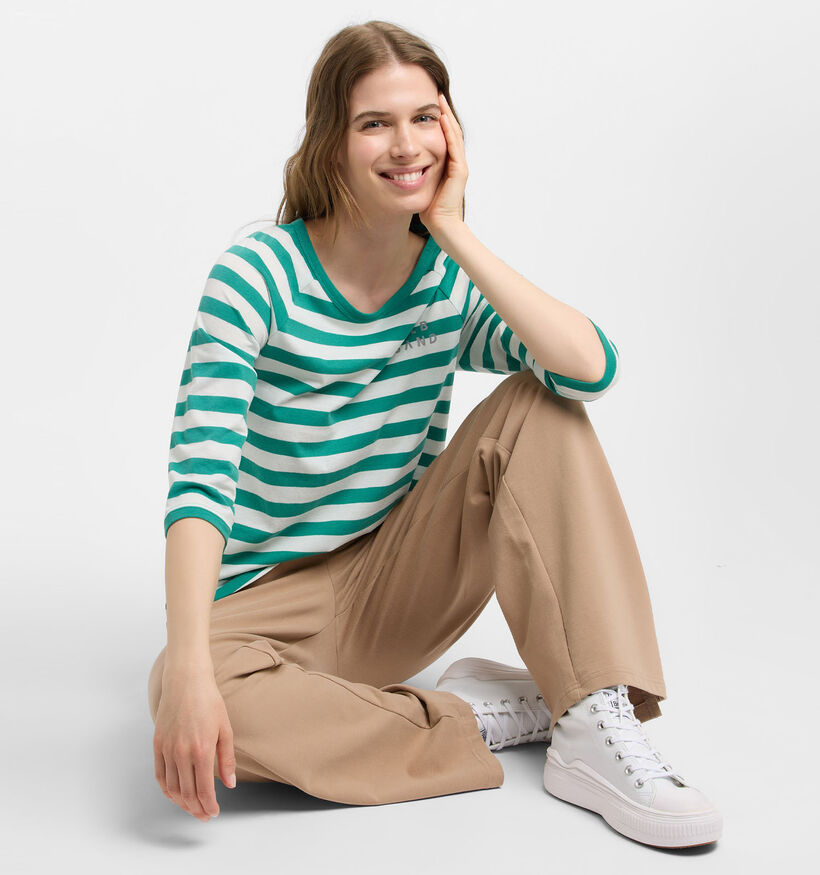 Elbsand Marja Pantalon classique en Marron pour femmes (381286)