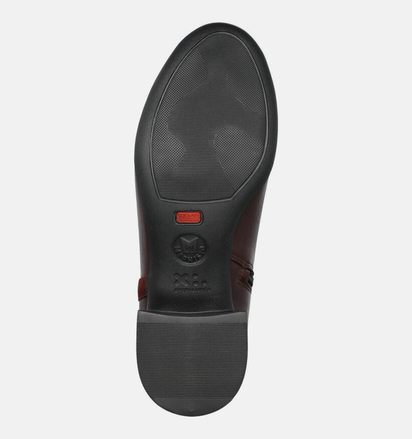 Mephisto Zina Bordeaux Enkellaarzen met Hak voor dames (379081) - geschikt voor steunzolen