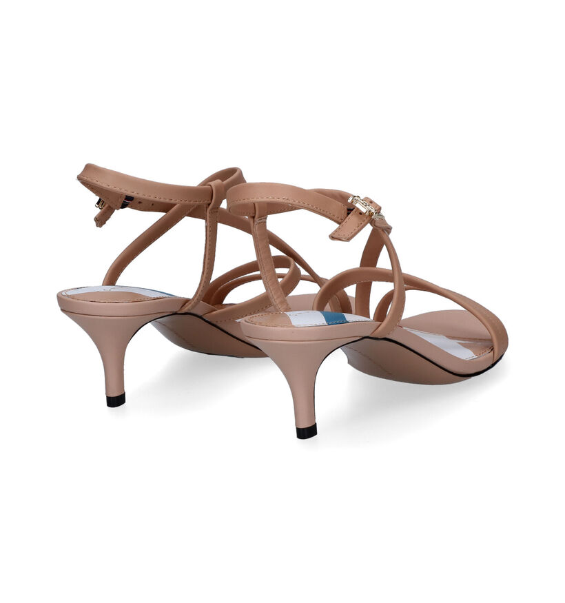 Tommy Hilfiger Feminine Strappy Heel Zwarte Sandalen voor dames (303992)