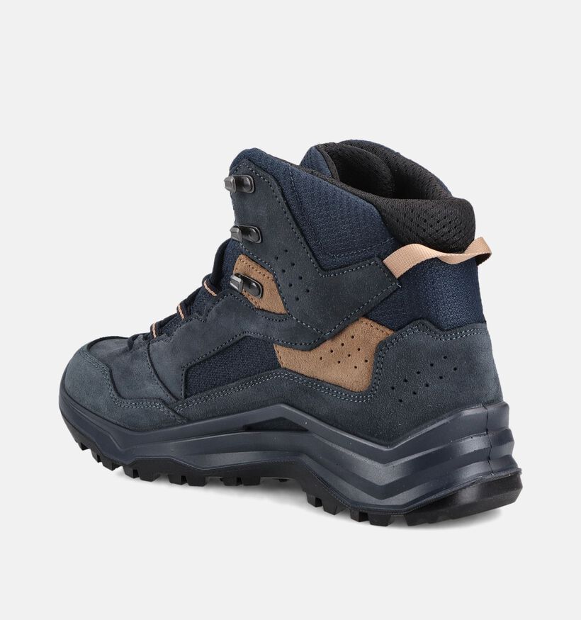 LOWA Ventierra GTX Mid Chaussures de randonn&eacute;e en Bleu pour hommes (374302) - pour semelles orthop&eacute;diques