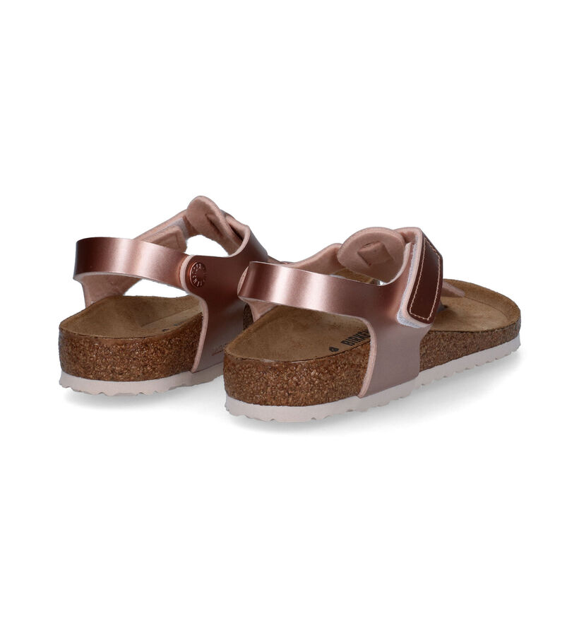 Birkenstock Kairo Sandales en Rose en simili cuir (286791)