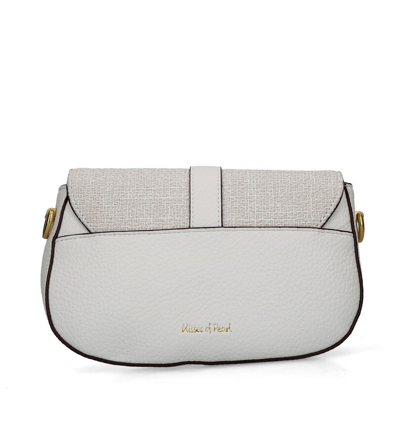 Kisses of Pearl Sigrid Witte Crossbody Tas voor dames (325256)