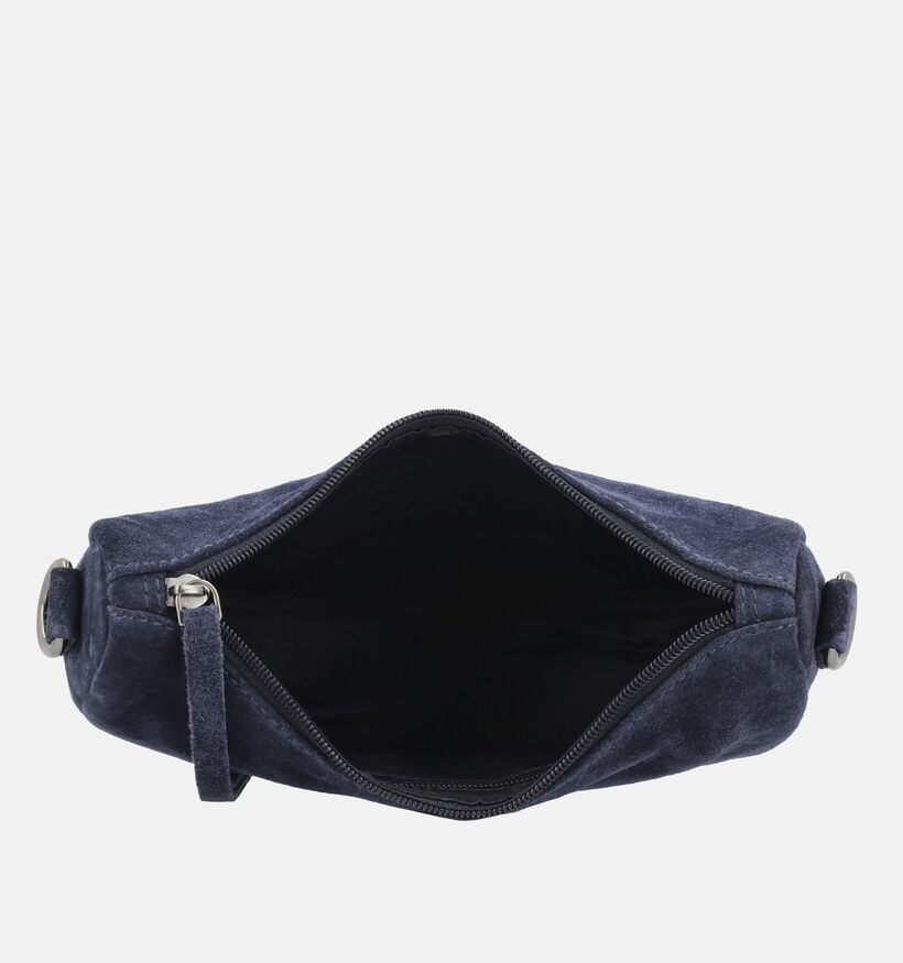 Hide & Stitches Donkerblauwe Schoudertas voor dames (374215)