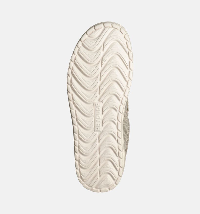 HEYDUDE Mikka Braided Chaussures à enfiler en Beige pour hommes (353466) - pour semelles orthopédiques