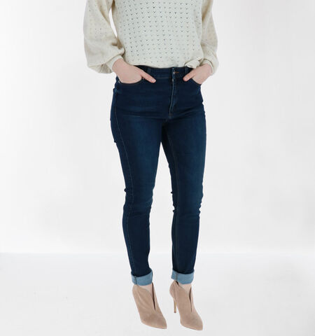 comma Pantalons Bleu