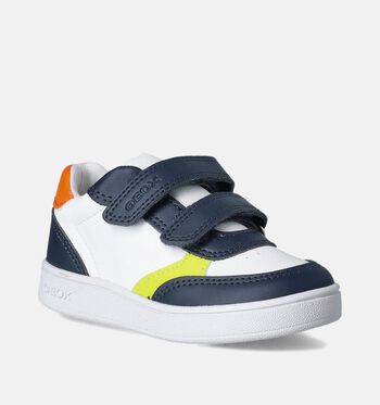 Geox Respira Low Sneakers Wit/Navy/white