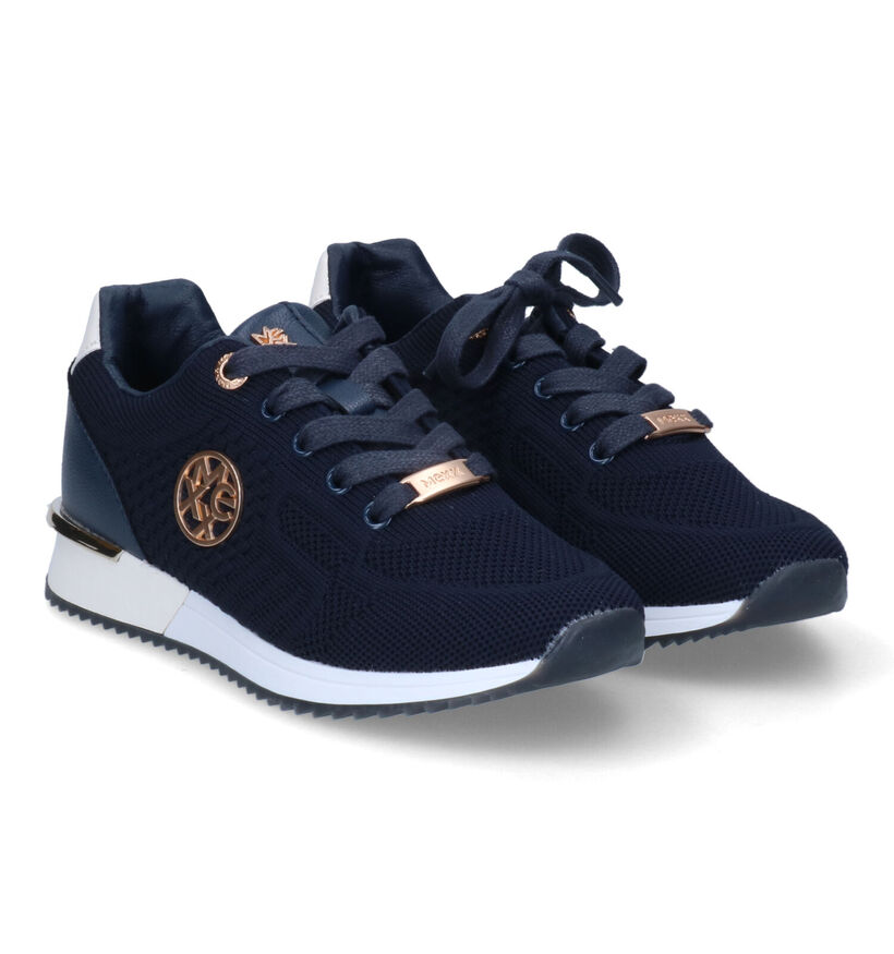 Mexx Gitte Mini Blauwe Sneakers voor meisjes (303737) - geschikt voor steunzolen