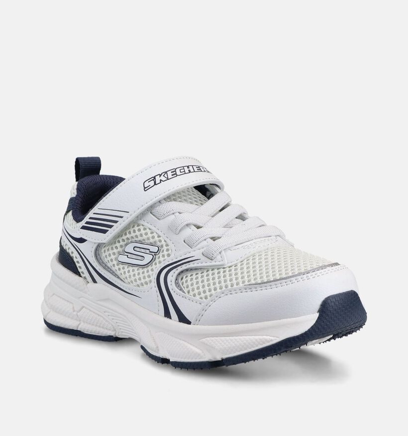 Skechers Retro Baskets basses en Blanc pour filles, gar&ccedil;ons (367770) - pour semelles orthop&eacute;diques