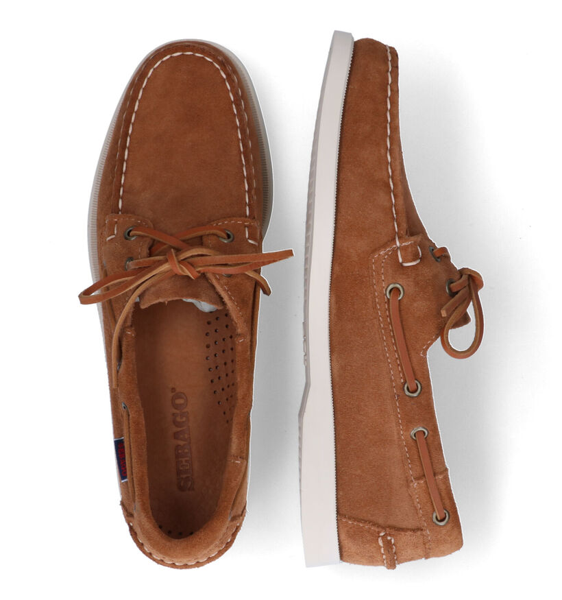 Sebago Dockside Portland Flesh Out Kaki Bootschoenen voor heren (336839)