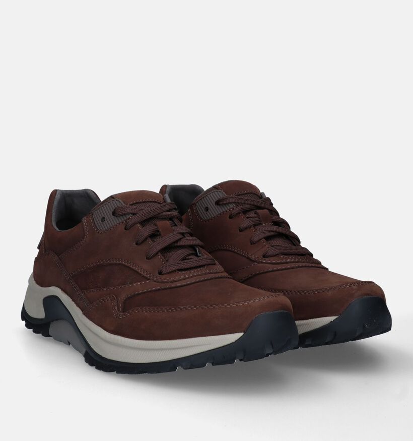Pius Gabor Bruine Veterschoenen voor heren (339010) - geschikt voor steunzolen