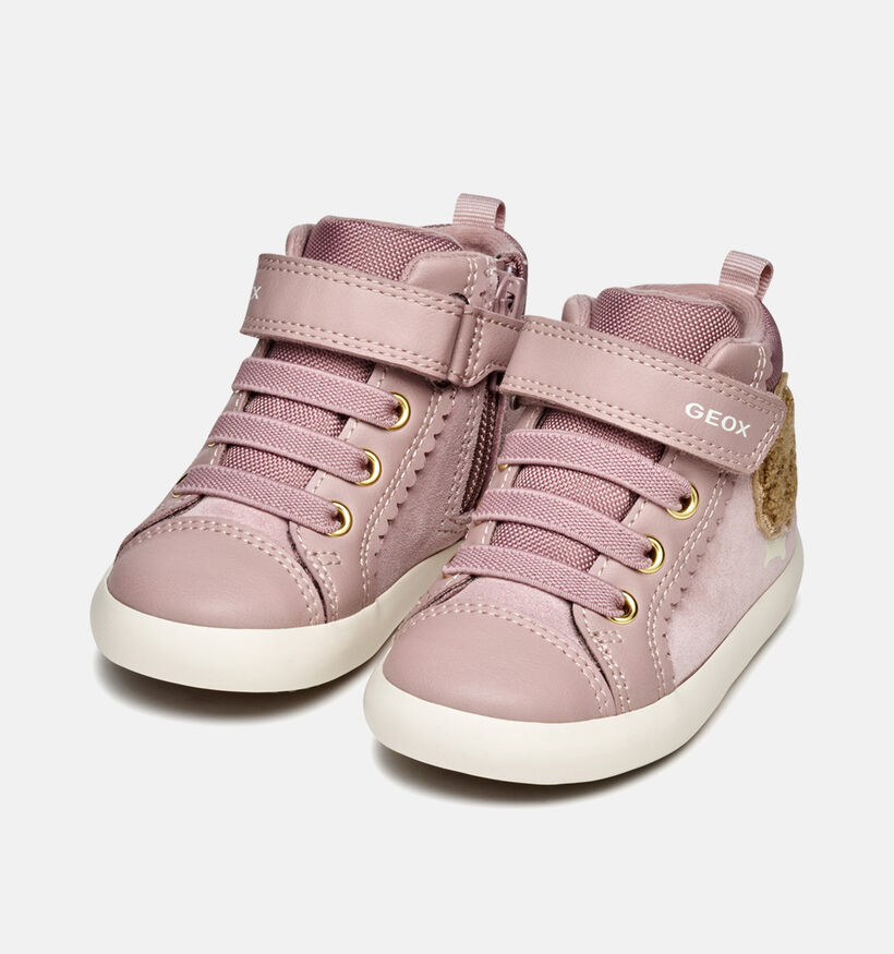 Geox Gisli Chaussures hautes en Rose pour filles (361814) - pour semelles orthopédiques