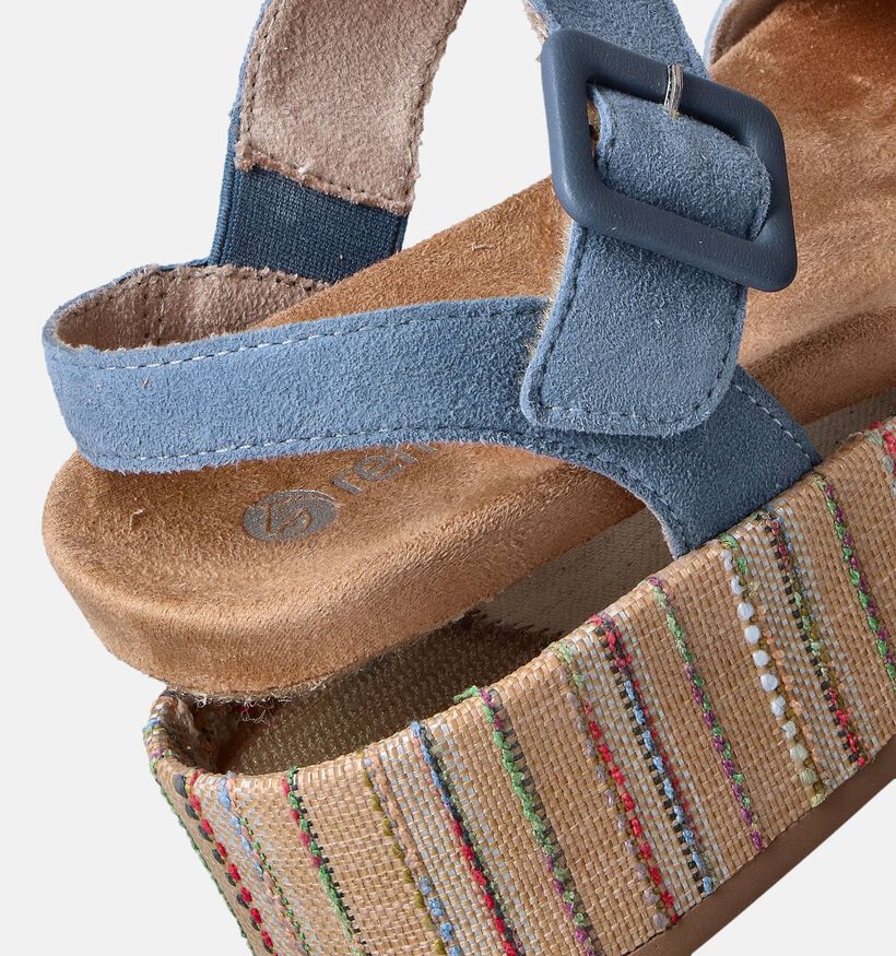 Remonte Sandales compensées en Bleu pour femmes (354853)