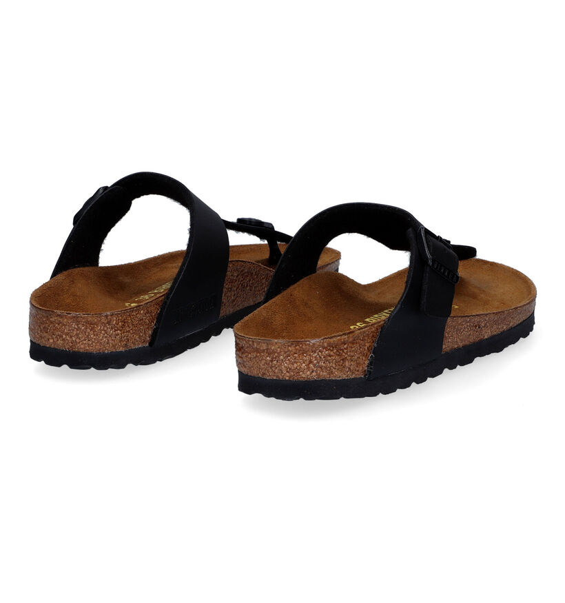 Birkenstock Gizeh Zwarte Teenslippers voor jongens (338075)