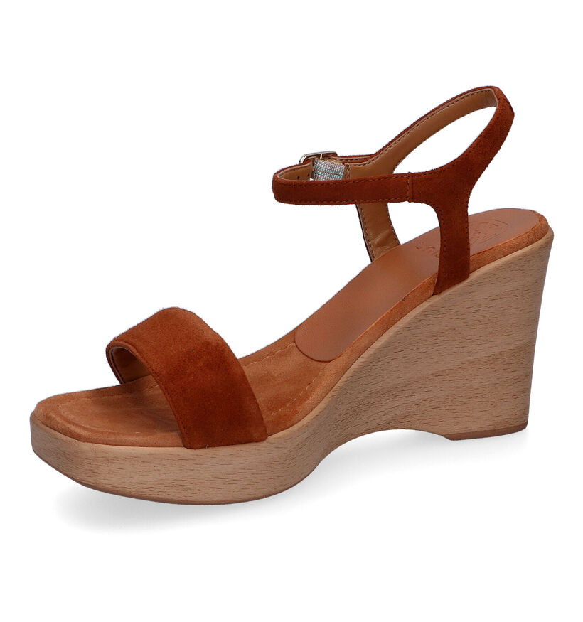 Unisa Rita Sandales en Cognac pour femmes (309697)