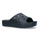 Crocs Classic Platform Zwarte Slippers voor dames (322209)