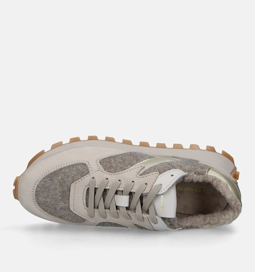 Tamaris Baskets casual en Taupe pour femmes (328300)