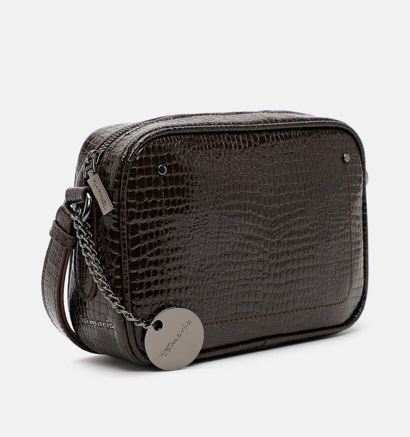 Tamaris Marina Snake Donkerbruine Crossbodytas voor dames (378745)