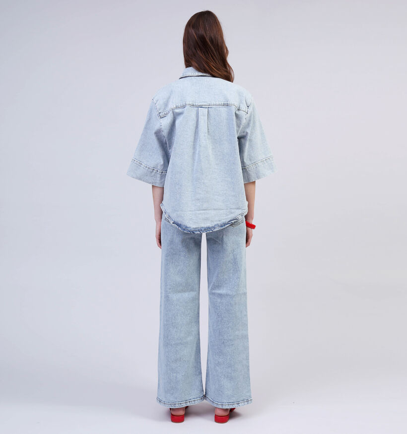 SISTERS POINT Olea Blauw Hemd voor dames (363320)