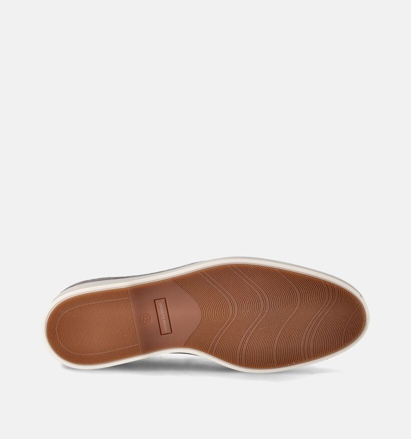 Berkelmans Mouras Mocassins en Taupe pour hommes (357855) - pour semelles orthopédiques