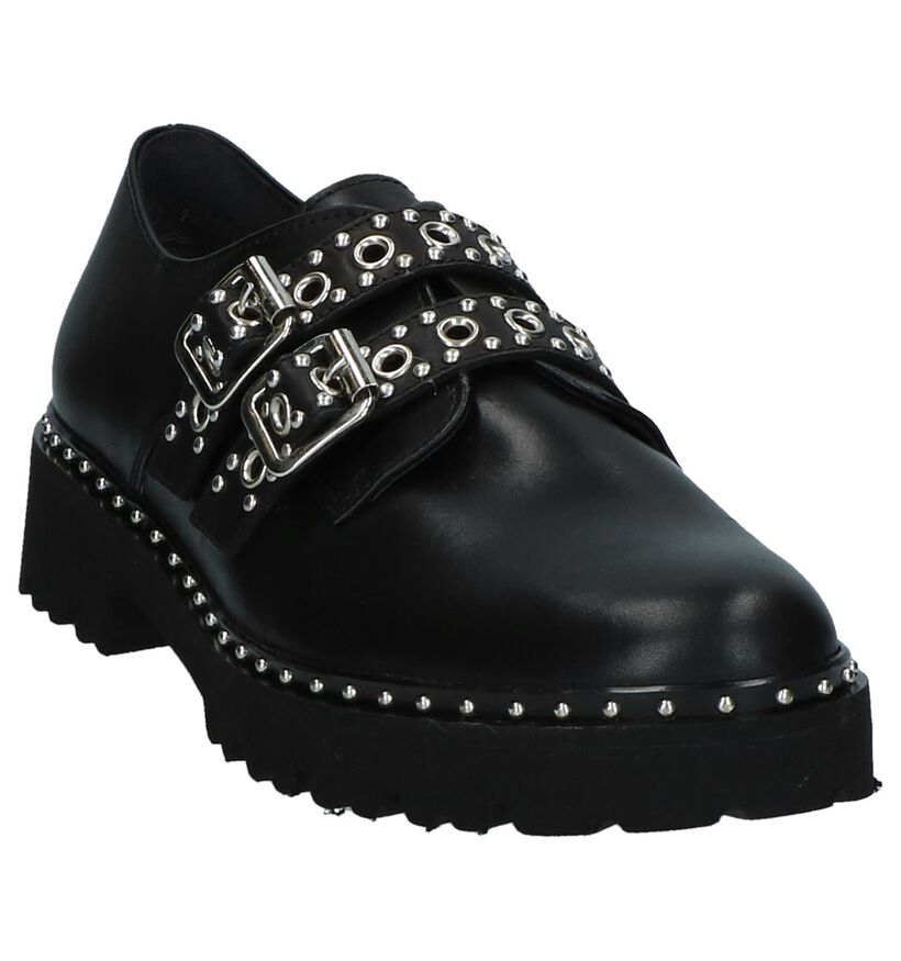 Gabor Best Fitting Chaussures slip-on en Noir en cuir (231253)