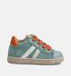 STONES and BONES Nepo Groene/Oranje Sneakers voor jongens (369608) - geschikt voor steunzolen