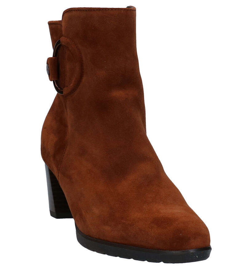 Ara Orly High Soft Cognac Enkellaarzen voor dames (282778) - geschikt voor steunzolen