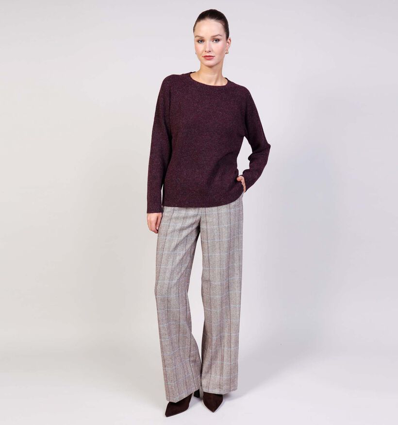 Vero Moda Curve Doffy Bordeaux Trui voor dames (362595)