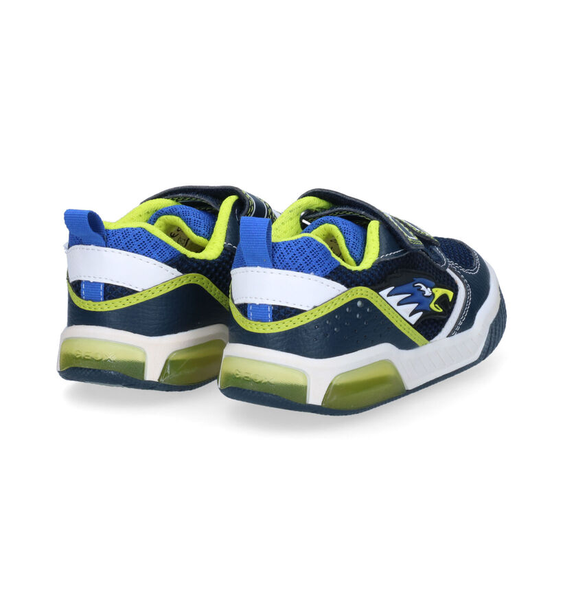 Geox Inek Boy B Chaussures à velcro avec Lumières pour garçons (302603) - pour semelles orthopédiques