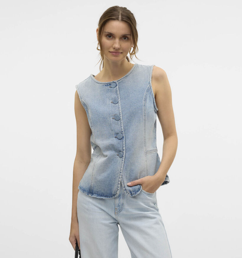 Vero Moda Siola Gilet de Costume en Bleu pour femmes (353148)