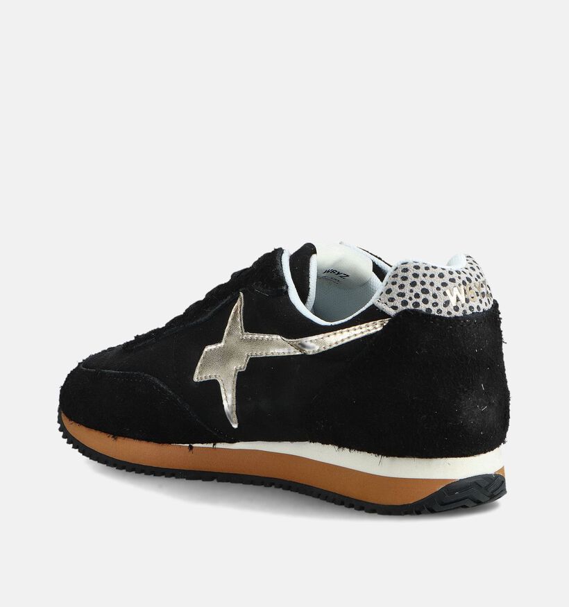 Samoa Zwarte Veterschoenen voor dames (364053) - geschikt voor steunzolen