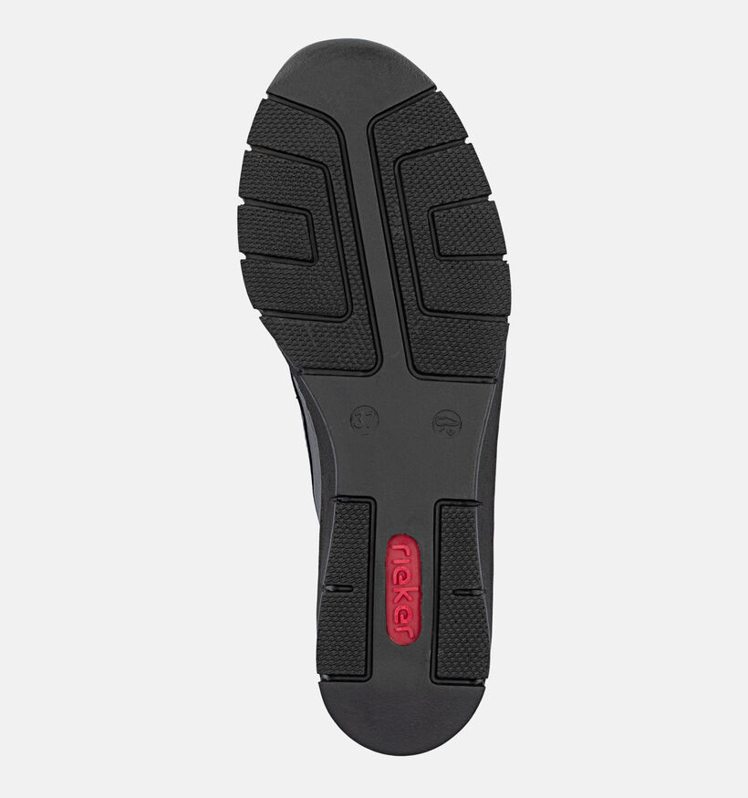 Rieker Antistress Chaussures plates en Brun fonc&eacute; pour femmes (376591)