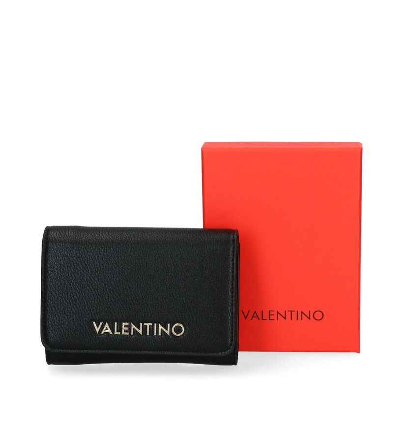Valentino Handbags Whisky Porte-monnaie à rabat en Noir pour femmes (307389)