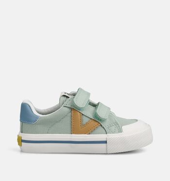 Victoria Sneakers Blauw/Roze/Groen