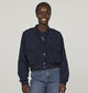 SISTERS POINT Garwin Veste courte en Bleu pour femmes (356270)
