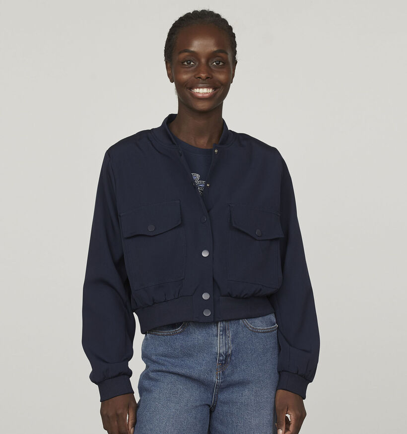 SISTERS POINT Garwin Veste courte en Bleu pour femmes (356270)