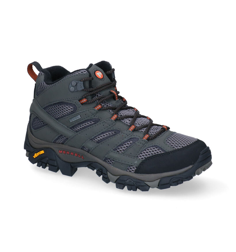 Merrell Moab 2 Mid GTX Grijze Wandelschoenen in kunstleer (294220)