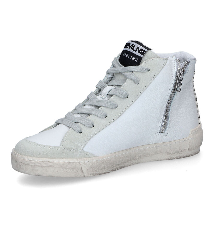 Méliné NKC Witte Sneakers voor dames (316080) - geschikt voor steunzolen
