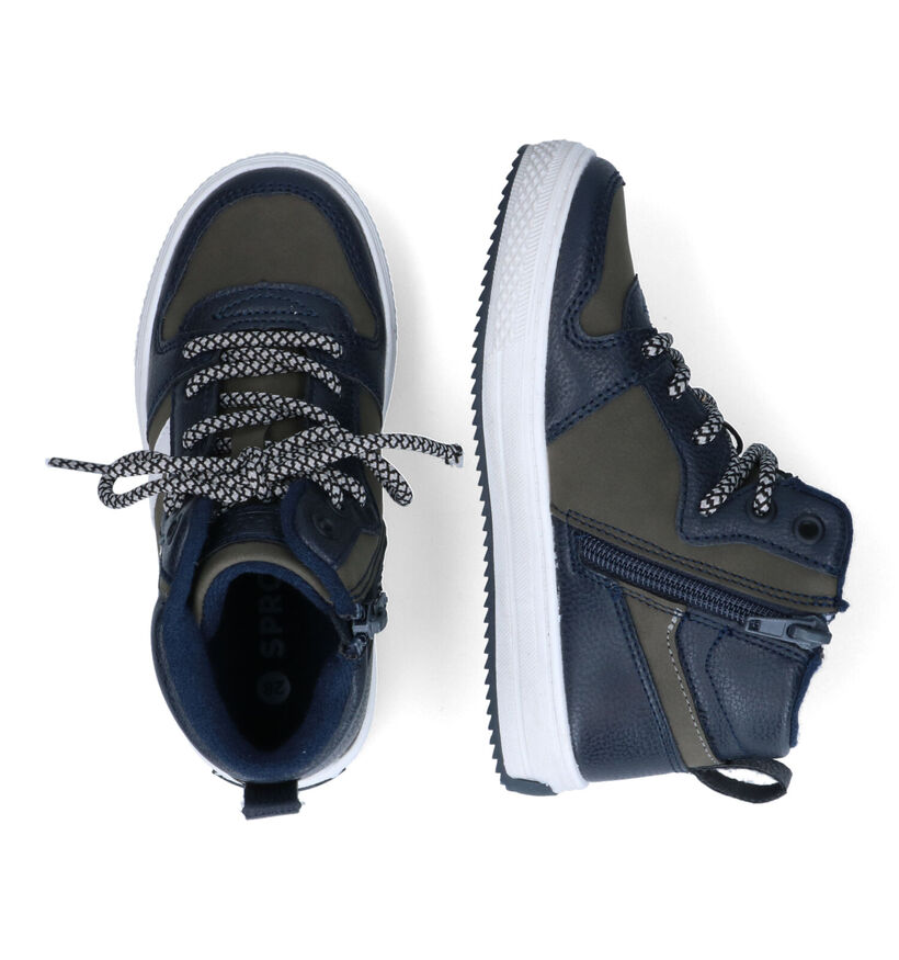 Sprox Chaussures hautes en Bleu pour garçons (313599)