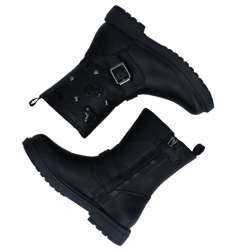 Geox Bottes courtes en Noir en simili cuir (278274)