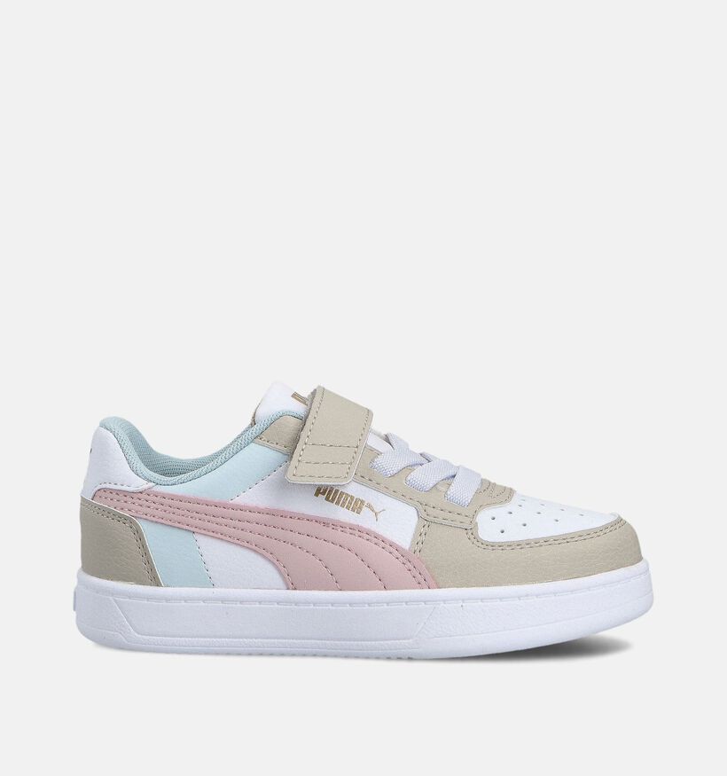 Puma Caven 2.0 Block Witte Sneakers voor meisjes (359171) - geschikt voor steunzolen