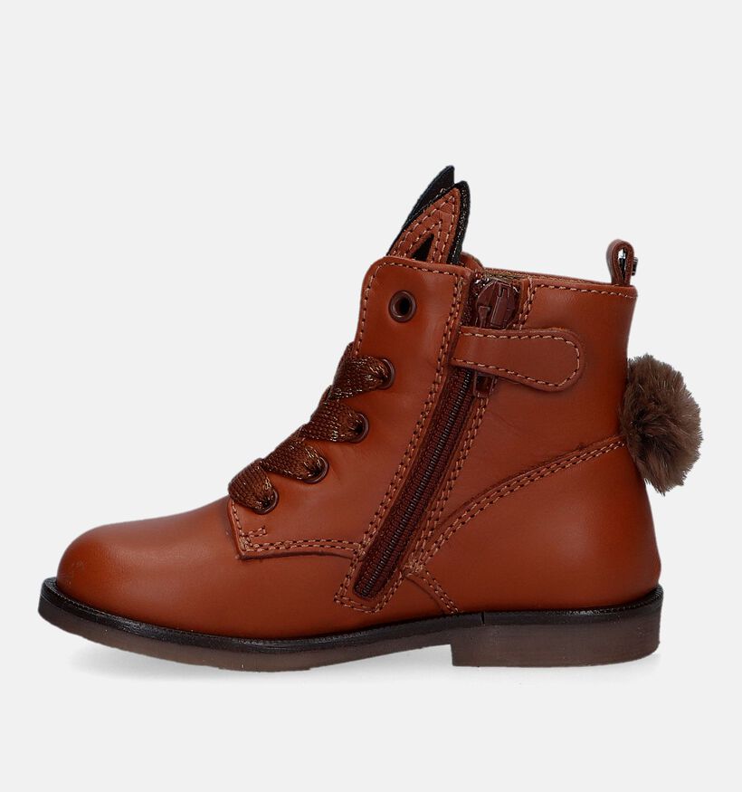 STONES and BONES Falp Cognac Bottines voor meisjes (329465) - geschikt voor steunzolen