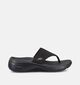 Skechers Go Walk Arch Fit Zwarte Slippers voor dames (371894)
