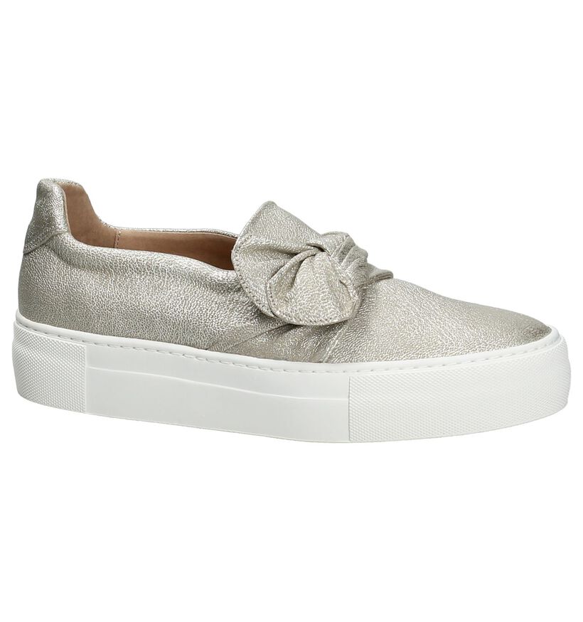 Softwaves Gouden Instappers met Strik, , pdp