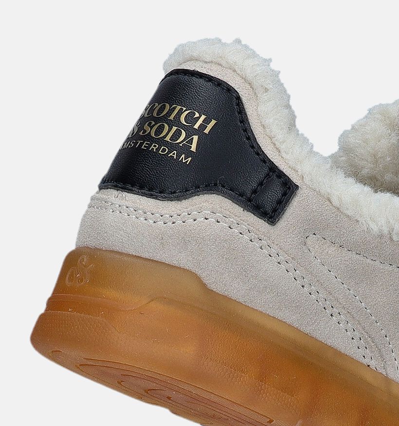 Scotch & Soda Nixie Baskets en Écru pour femmes (345485) - pour semelles orthopédiques