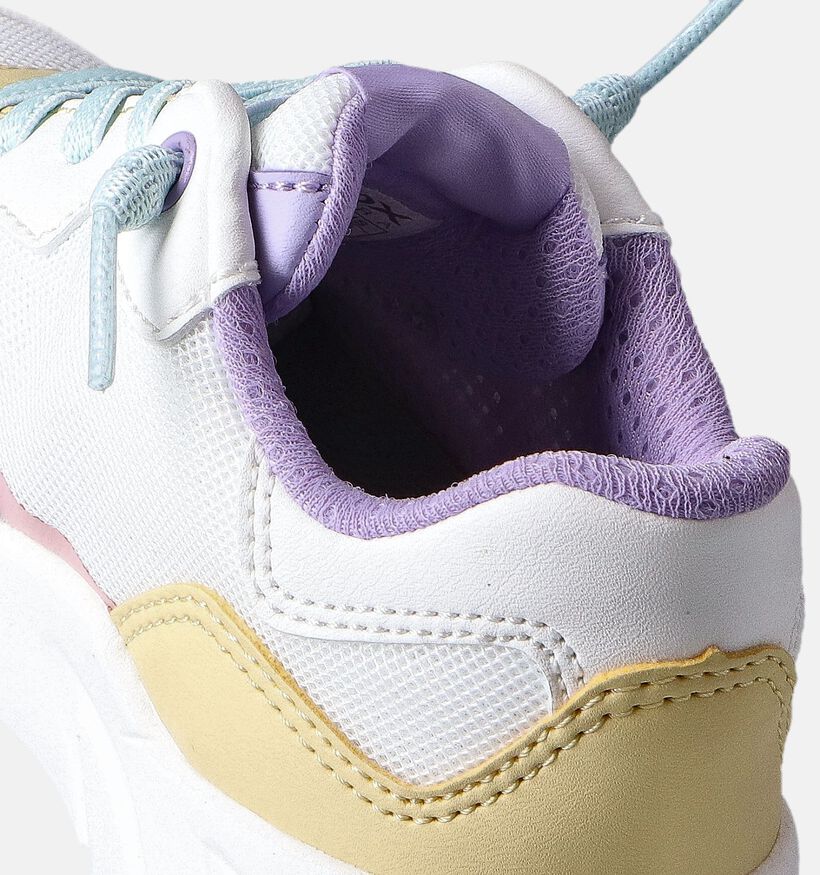Geox Loftus Witte Sneakers voor meisjes (352949) - geschikt voor steunzolen