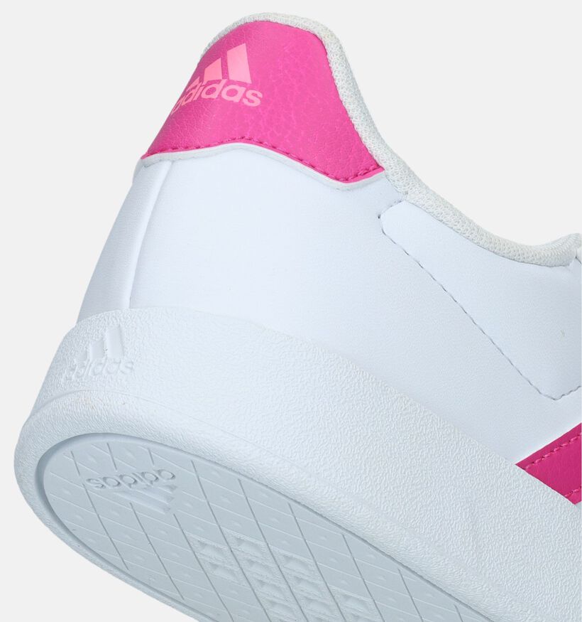 adidas Breaknet 2.0 K Witte Sneakers voor meisjes (334809) - geschikt voor steunzolen